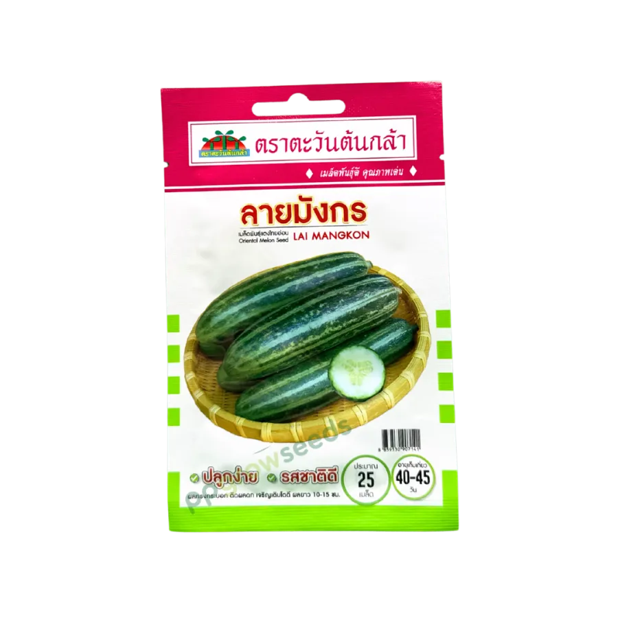 แตงไทยอ่อน ลายมังกร